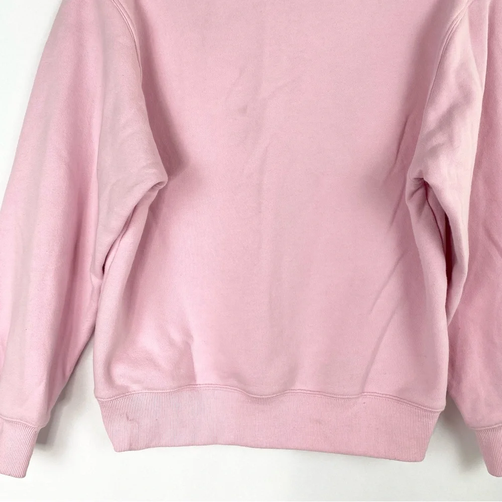 Petra Collin’s Ssense Exclusive Pink Help Sweatshirt‎ Cotton Blend Fleece